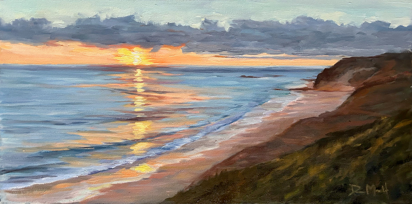 Crystal Cove Sunset 10" x 20"