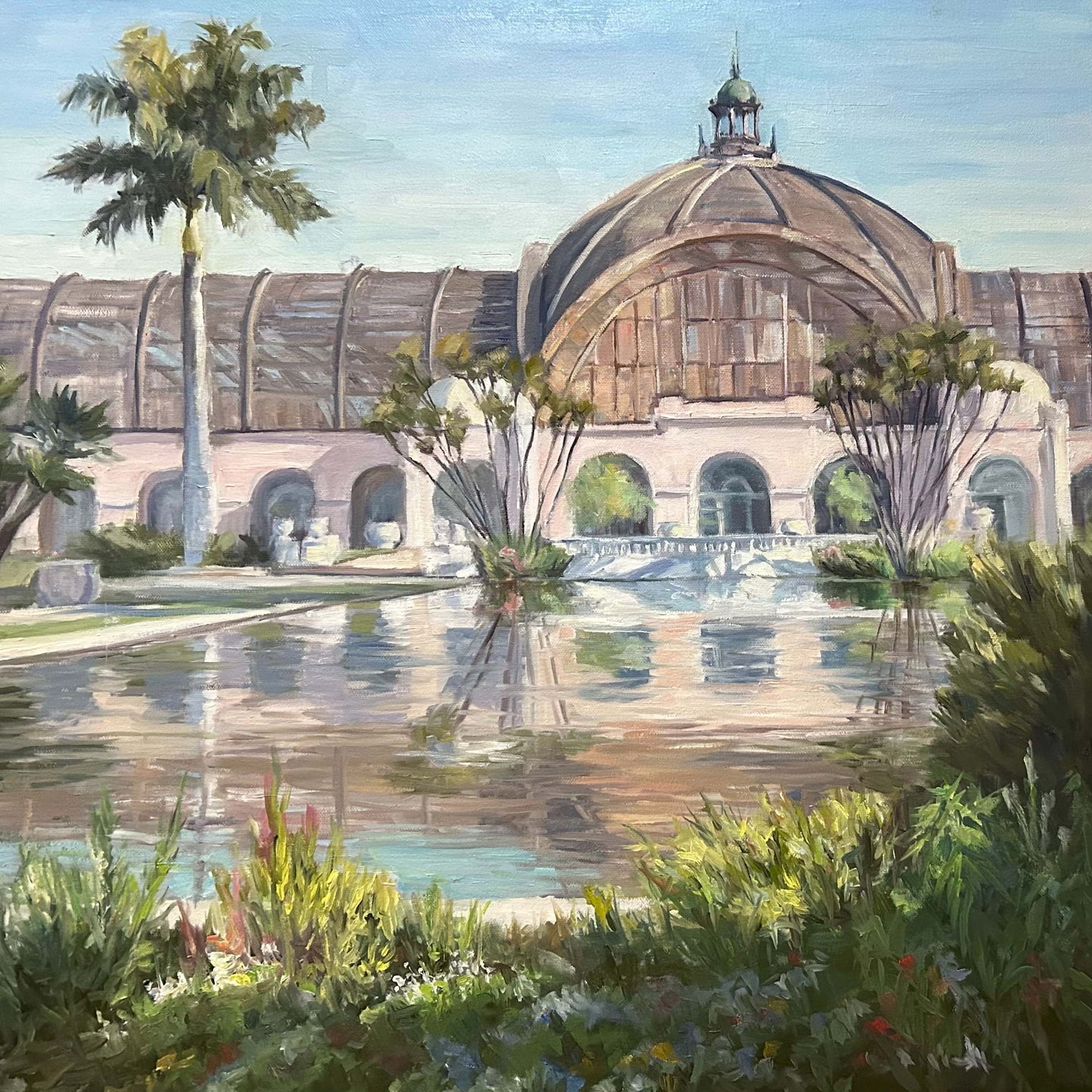 Botanical Building 24" x 24"