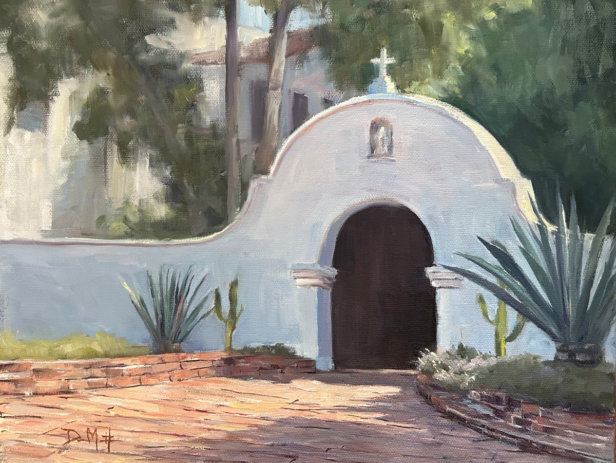 Mission Garden Door 11" x 14"