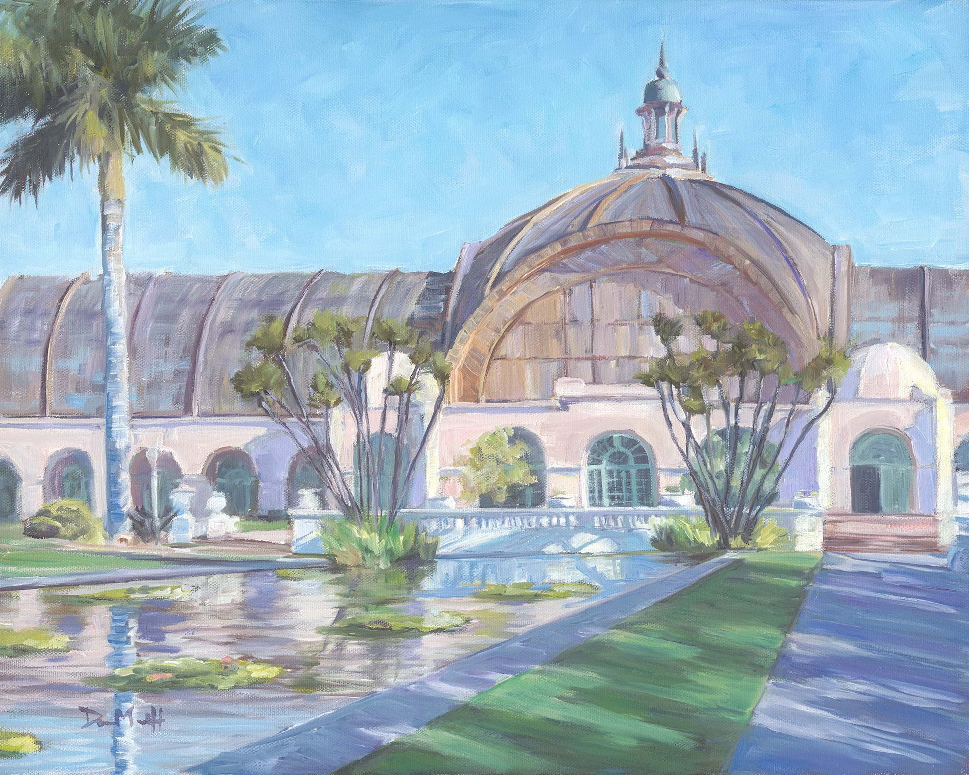 Botanical Building and Lily Pond