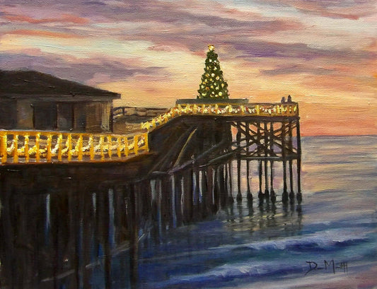 Christmas on the Pier -- Set of 4 cards