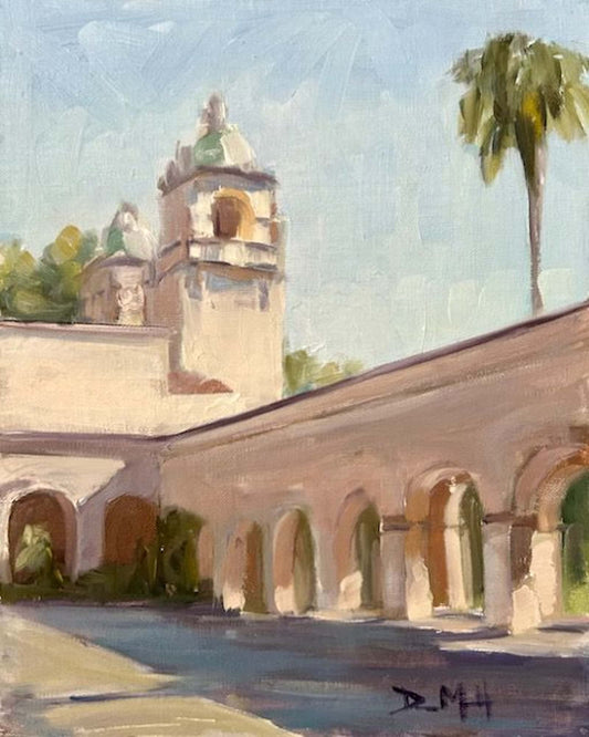 Courtyard study 8" x 10"