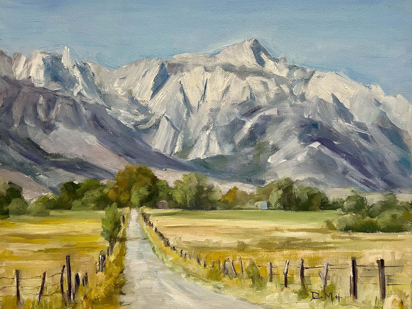 Lubken Canyon Road 11" x 14"